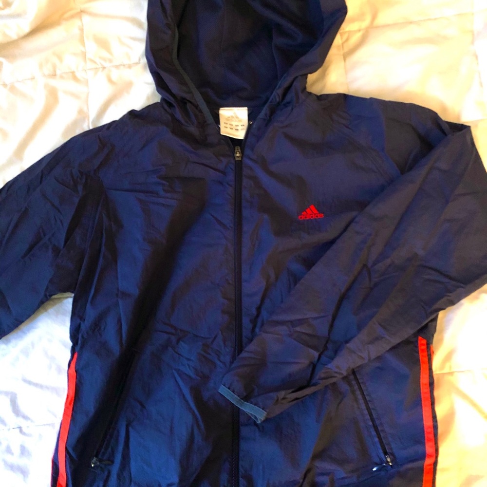 ADIDAS ZIP UP WINDBREAKER